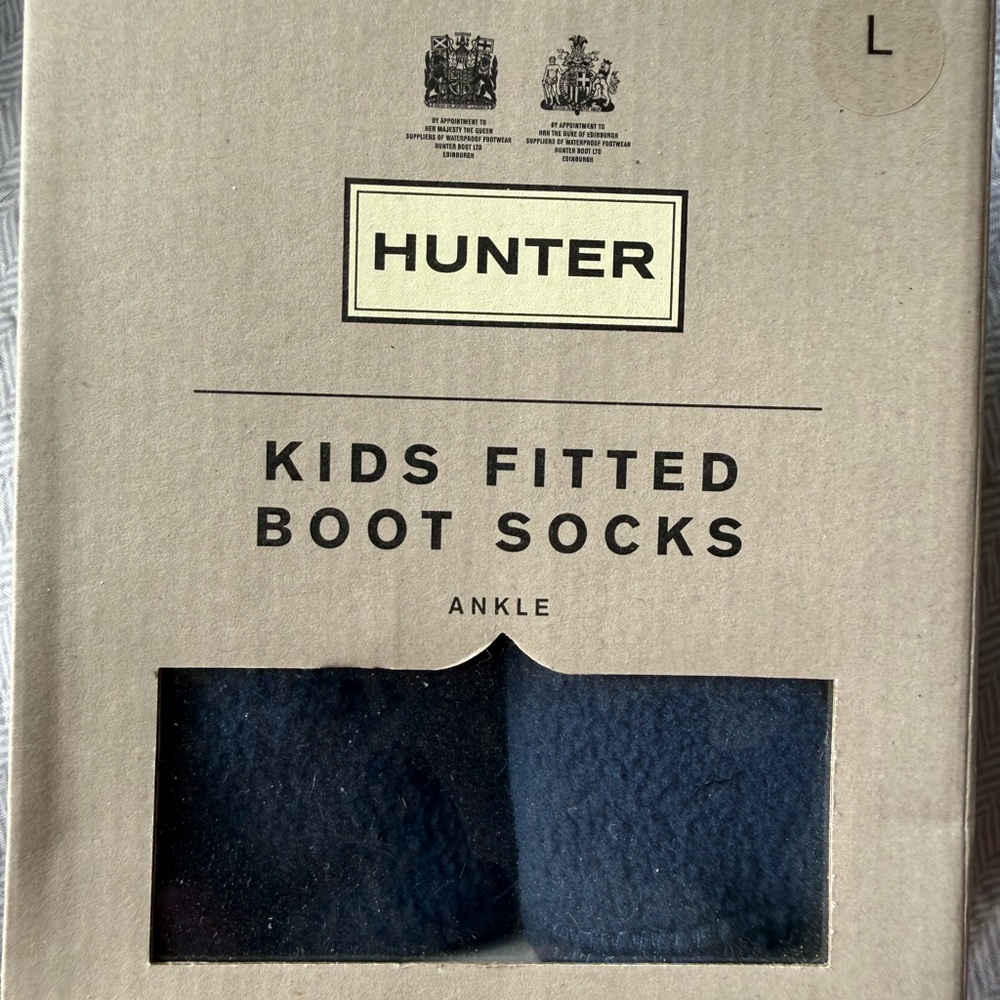 Hunter Kids Ankle Boot Socks - Navy Blue